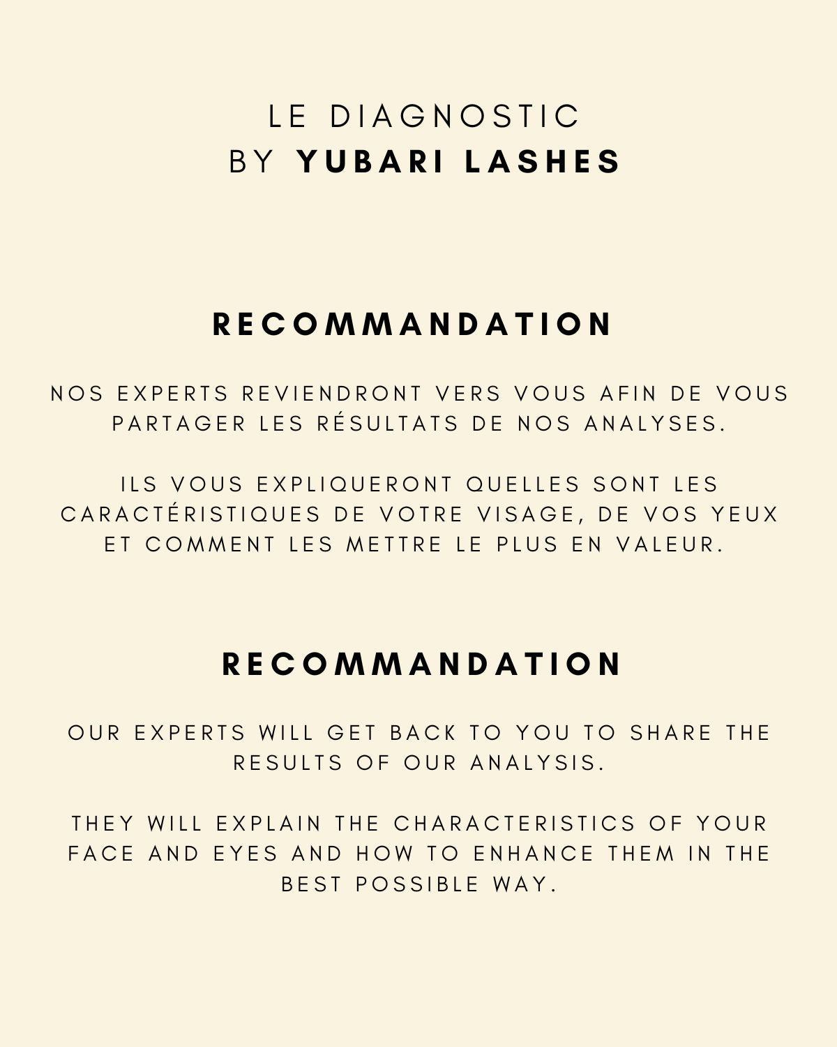 Le diagnostic by Yubari Lashes